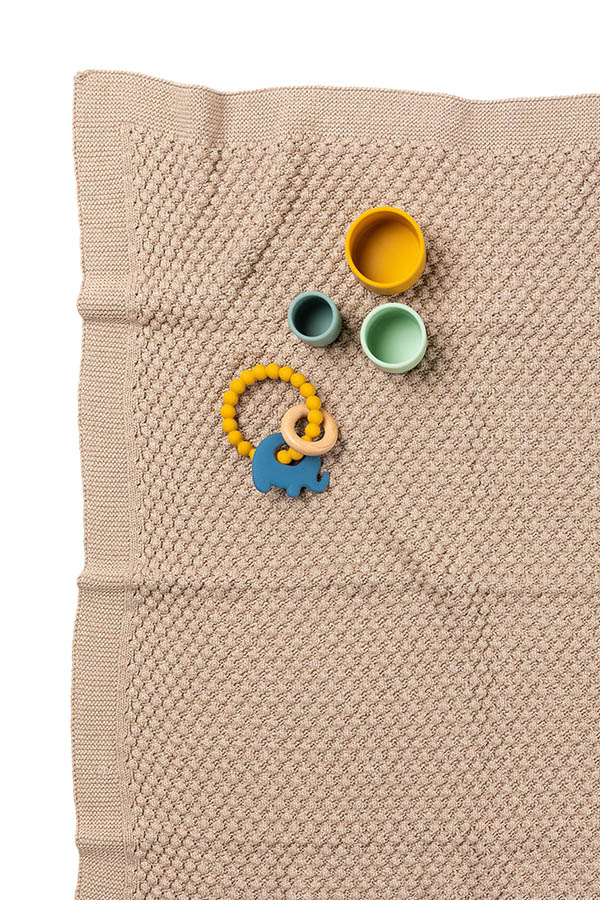 Mini Popcorn Blanket - Indigo main image 1