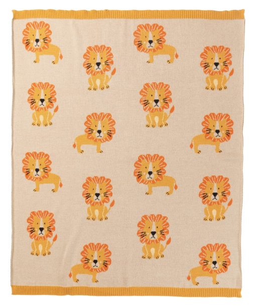 Leo Lion Baby Blanket